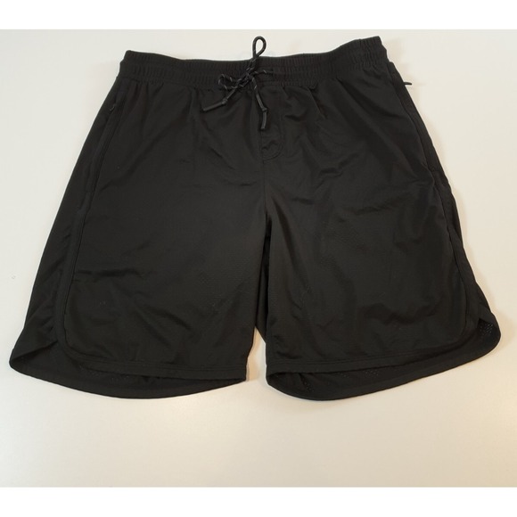 Savage Tacticians Shorts Men's L Black Camo Lined Drawstring Pockets Gym Active - Picture 1 of 12